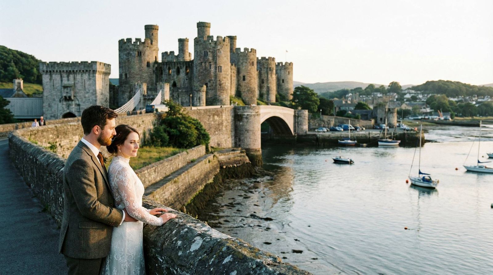 Wedding photography in Conwy