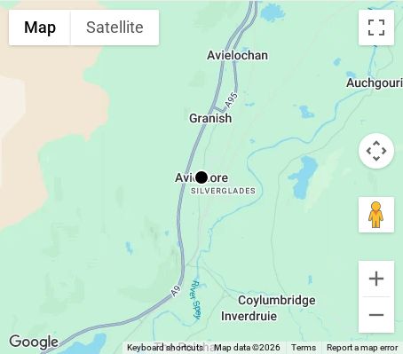 Map of affordable wedding photographer coverage in Aviemore, Highland, Scotland