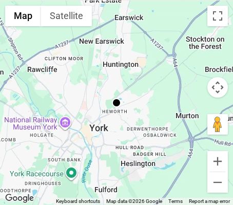 Map of affordable wedding photographer coverage in York, North Yorkshire, Yorkshire and the Humber